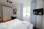 Schlafzimmer - Süder Wung 12, App. 1 - Top-Hundeurlaub