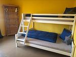 Kinderzimmer mit Etagenbett im Ferienhaus Sillys Hus - Syllis Hus - Top-Hundeurlaub