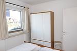 Schlafzimmer - "Kleine Heimat" - Dünenstr. 31 B, EG rechts - Top-Hundeurlaub