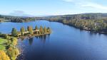 Seenlandschaft am Huljesjön bei Stöde in Medelpad - Seehaus Selina - Top-Hundeurlaub