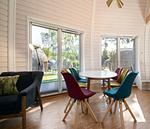 Ferienhaus Selene - Kugelhaus am Tollensesee - gemütlicher Essbereich - Selene - Top-Hundeurlaub