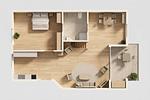 Grundriss - App. Aquamarin - Top-Hundeurlaub