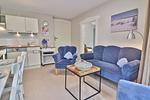 Wohnzimmer - Villa Westend - Wohnung 4 - Top-Hundeurlaub