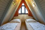Schlafzimmer - Nurdachhaus (Typ 7) ND 66 - Top-Hundeurlaub