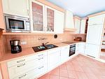 Küche / Küchenzeile - Ferienwohnung Ginster, gern mit Hund, Wintergarten - Top-Hundeurlaub