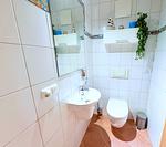 Gäste-WC - Ferienwohnung Ginster, gern mit Hund, Wintergarten - Top-Hundeurlaub