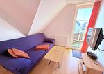 Wohnzimmer - Fewo Seelenfrieden 3 - mit Balkon für 4 Personen - Top-Hundeurlaub