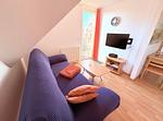 Wohnzimmer - Fewo Seelenfrieden 3 - mit Balkon für 4 Personen - Top-Hundeurlaub