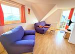 Wohnzimmer - Fewo Seelenfrieden 3 - mit Balkon für 4 Personen - Top-Hundeurlaub
