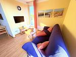 Wohnzimmer - Fewo Seelenfrieden 2 - mit Terrasse und Parkplatz - Top-Hundeurlaub