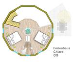 Kugelhaus Chiara am Tollensesee Penzlin – Grundriss Obergeschoss - Chiara - Top-Hundeurlaub