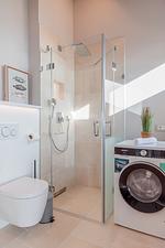 Badezimmer - Hüs Hallig Luk Wohnung 3 - Top-Hundeurlaub