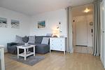 Wohnzimmer - Ferienwohnung Küstenkind - Top-Hundeurlaub