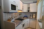 Küche / Küchenzeile - Appartment Dünenblick - Top-Hundeurlaub
