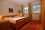 Schlafzimmer - Appartment Dünenblick - Top-Hundeurlaub