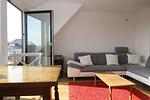 Wohnzimmer - Ferienwohnung Dünennest - Top-Hundeurlaub