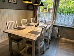 Essbereich in der Küche des Ferienhauses Hus Thovid - Hus Thovid - Top-Hundeurlaub
