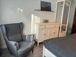 Schlafzimmer im Ferienhaus Hus Thovid nahe Astrid Lindgrens Värld - Hus Thovid - Top-Hundeurlaub