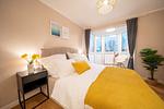 Schlafzimmer - Appartement "Deichblick" Cappel Whg. 10 - Top-Hundeurlaub