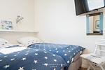 Schlafzimmer - FeWo FördePanorama - Top-Hundeurlaub