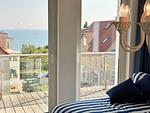 Wohnzimmer - Penthouse "Molenfeuer" mit umlaufender Terrasse und Meerblick - Top-Hundeurlaub