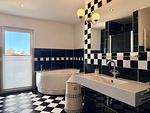 Badezimmer - Penthouse "Molenfeuer" mit umlaufender Terrasse und Meerblick - Top-Hundeurlaub