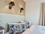 Schlafzimmer - Penthouse "Molenfeuer" mit umlaufender Terrasse und Meerblick - Top-Hundeurlaub
