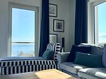 Wohnzimmer - Penthouse "Molenfeuer" mit umlaufender Terrasse und Meerblick - Top-Hundeurlaub