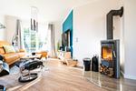Wohnzimmer - Ferienhaus Haubenlerche 53 - Boddenglück - Top-Hundeurlaub