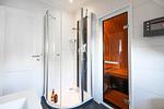 Badezimmer - Ferienhaus Haubenlerche 53 - Boddenglück - Top-Hundeurlaub
