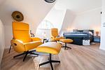 Schlafzimmer - Ferienhaus Haubenlerche 53 - Boddenglück - Top-Hundeurlaub
