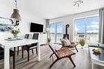 Wohnzimmer - Ferienhaus Seestern Olpenitz - Top-Hundeurlaub
