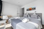 Schlafzimmer - Ferienhaus Seestern Olpenitz - Top-Hundeurlaub