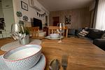 Wohnzimmer - Ferienhaus Nordseebude - Top-Hundeurlaub
