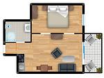 Grundriss - Residenz am Balmer See, Whg. 21 - Top-Hundeurlaub