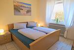 Schlafzimmer - Ferienwohnung Muschel - Top-Hundeurlaub