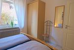 Schlafzimmer - Ferienwohnung Muschel - Top-Hundeurlaub