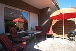 Terrasse - Ferienwohnung Muschel - Top-Hundeurlaub