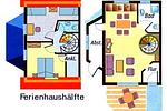 Grundriss - Am Deich Haus 24 - Top-Hundeurlaub