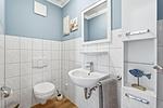 Bad mit WC im DG - Am Deich Haus 24 - Top-Hundeurlaub