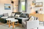 Essbereich mit Blick zum Sofa - Ferienhaus 3 - Top-Hundeurlaub
