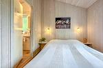 2. Schlafzimmer mit Doppelbett - Ferienhaus 01 - Top-Hundeurlaub