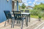 Terrasse mit Sitzecke - Ferienhaus 01 - Top-Hundeurlaub