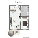 Grundriss | EG - Wohnung 01 - Top-Hundeurlaub