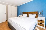 Schlafzimmer mit Doppelbett - Wohnung 01 - Top-Hundeurlaub