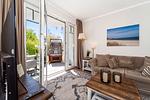 Wohnbereich mit Blick zur Terrasse - Wohnung 03 - Top-Hundeurlaub