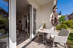 Terrasse mit Gartenmöbeln - Wohnung 03 - Top-Hundeurlaub
