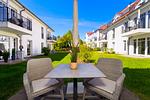 Blick zur Terasse - Wohnung 13 - Top-Hundeurlaub