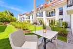 Blick zur Terrasse - Wohnung 13 - Top-Hundeurlaub