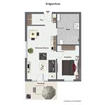 Grundriss | EG - Wohnung 08 - Top-Hundeurlaub